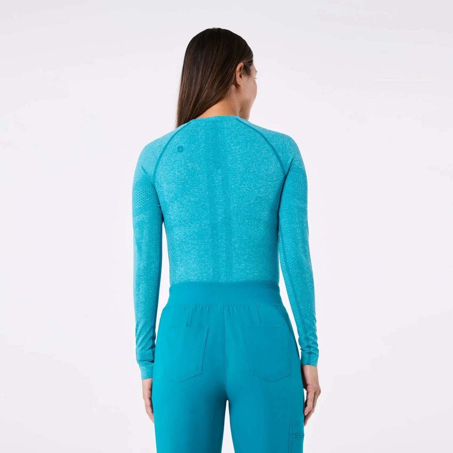 Women's Seamless Longsleeve Underscrub - Teal