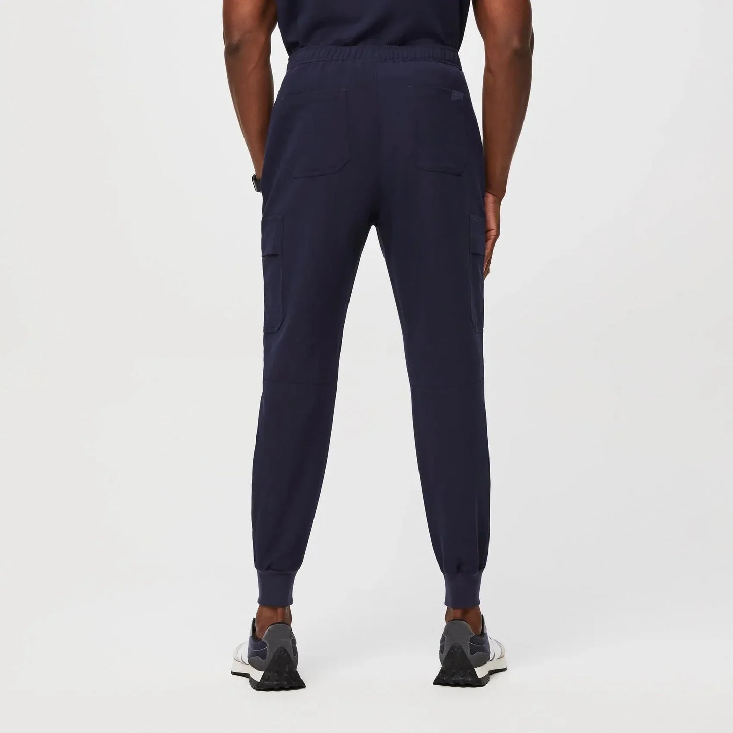 Men's Cargo Utility Jogger Scrub Pants - Navy