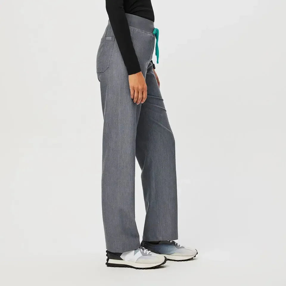 Women's High Waisted Scrub Pants - Graphite