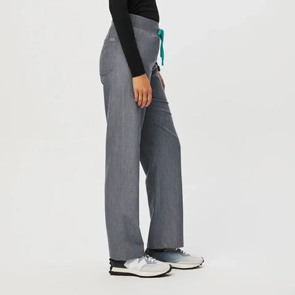 Women's High Waisted Scrub Pants - Graphite