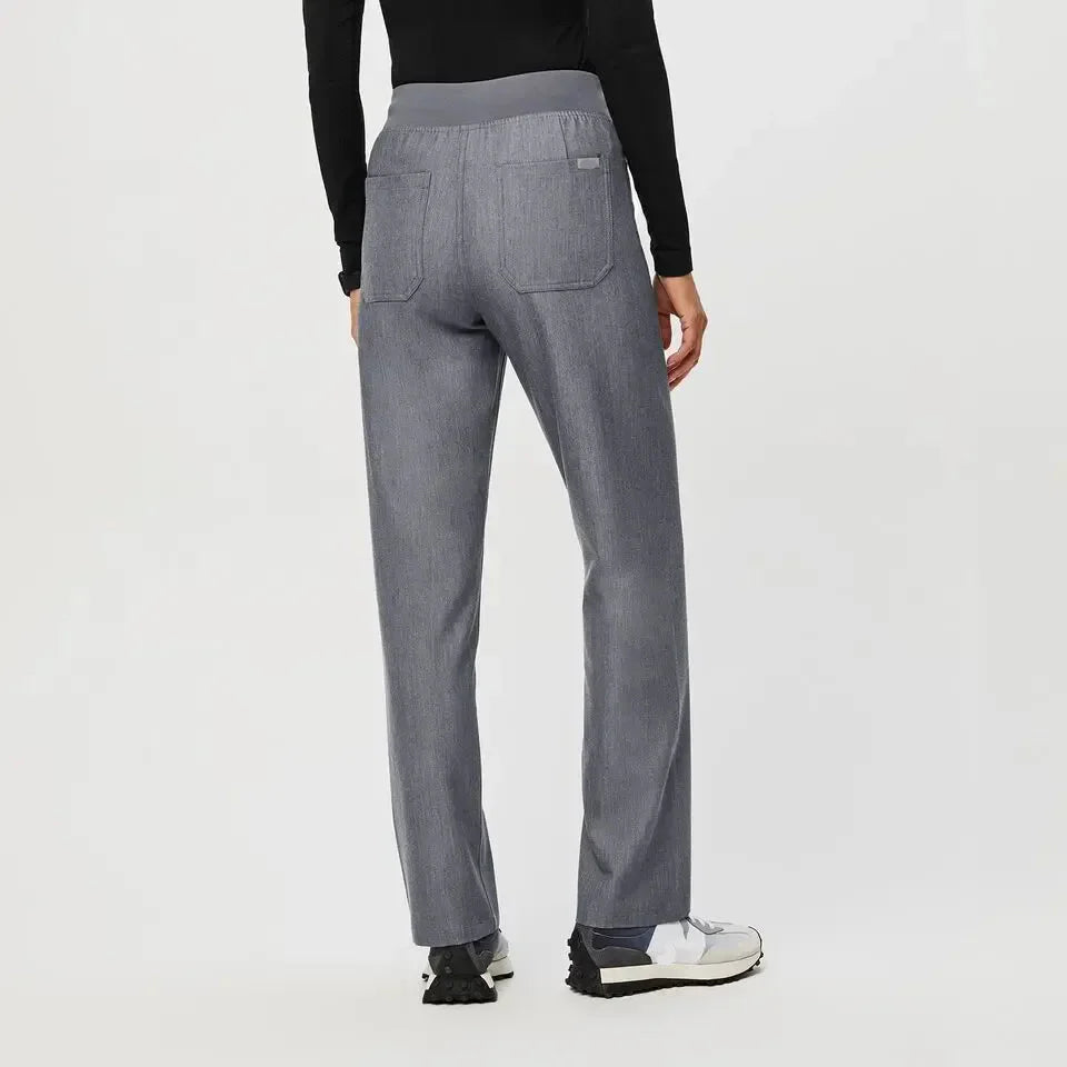 Women's High Waisted Scrub Pants - Graphite