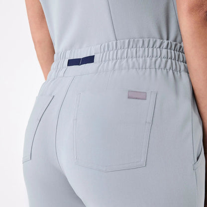 Women's High Waisted Relaxed Jogger Scrub Pants - Dusty Blue