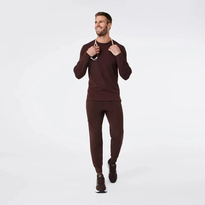 Men's Waffle Longsleeve Underscrub - Espresso