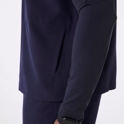Men's Oversized Scrub Top - Navy