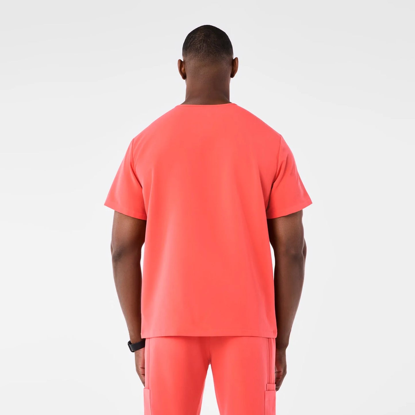 Men's Three-Pocket Scrub Top- Fireside