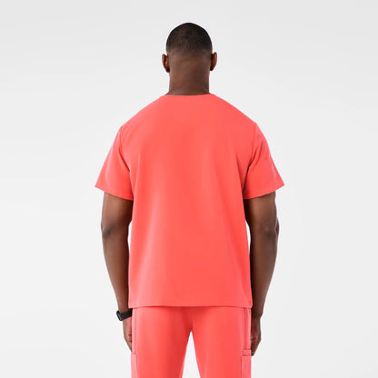 Men's Three-Pocket Scrub Top- Fireside