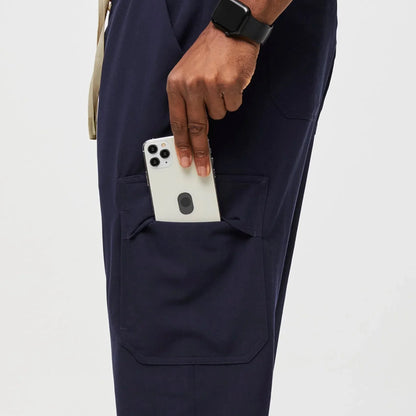 Men's Cargo Utility Jogger Scrub Pants - Navy