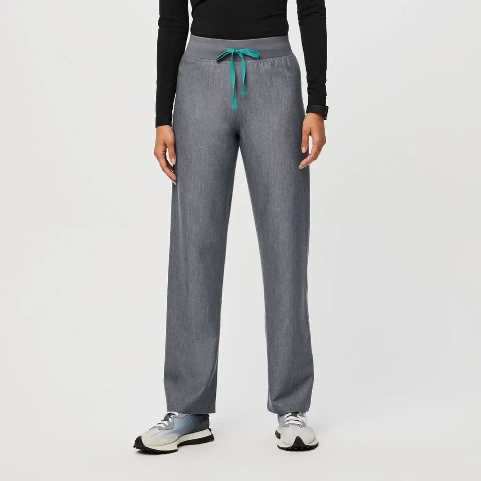 Women's High Waisted Scrub Pants - Graphite