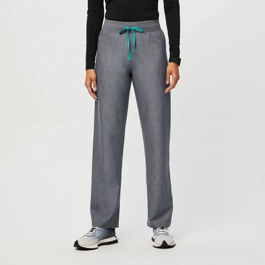 Women's High Waisted Scrub Pants - Graphite