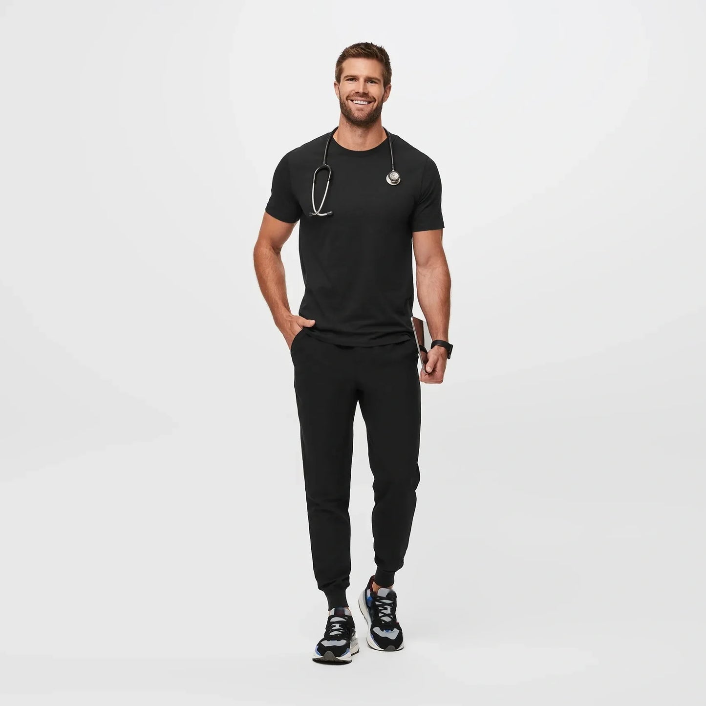 Men's Supersoft Shortsleeve Underscrub - Black