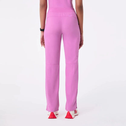 Women's Cargo Scrub Pants- Pink Cloud
