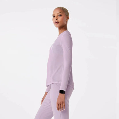 Women's Heart Supersoft Longsleeve Underscrub - Lavender Haze