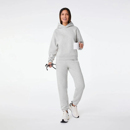 Women's Off-Shift Hoodie Sweatshirt - Heather Grey