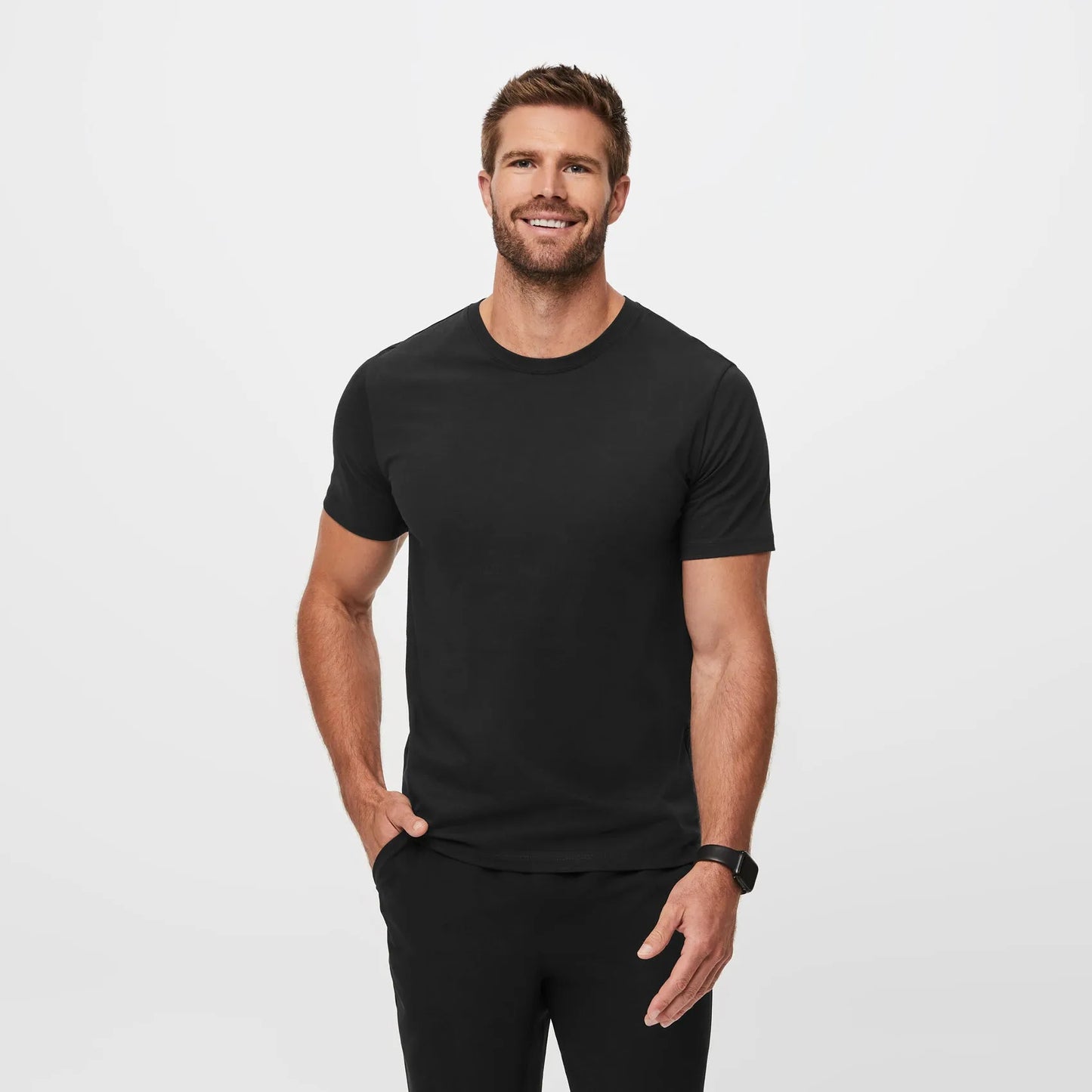 Men's Supersoft Shortsleeve Underscrub - Black