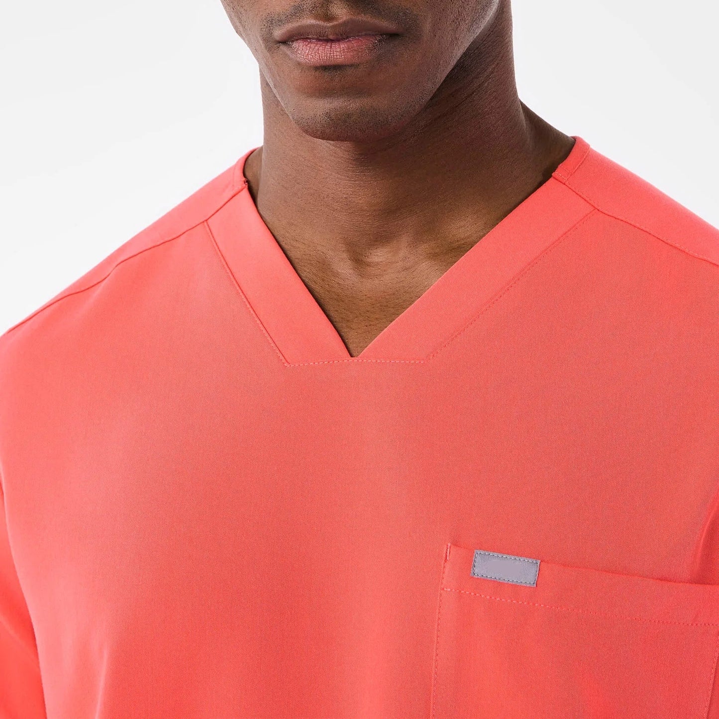 Men's Three-Pocket Scrub Top- Fireside