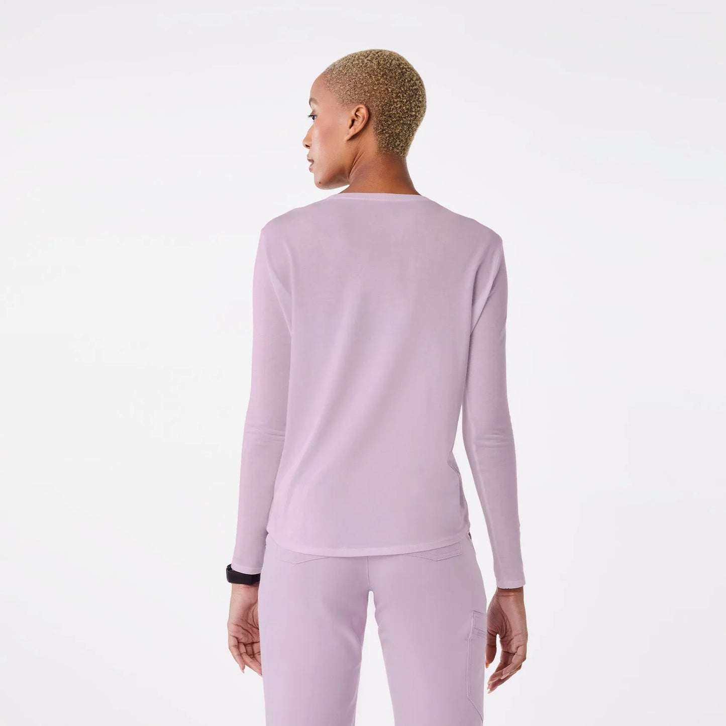 Women's Heart Supersoft Longsleeve Underscrub - Lavender Haze