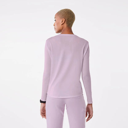 Women's Heart Supersoft Longsleeve Underscrub - Lavender Haze