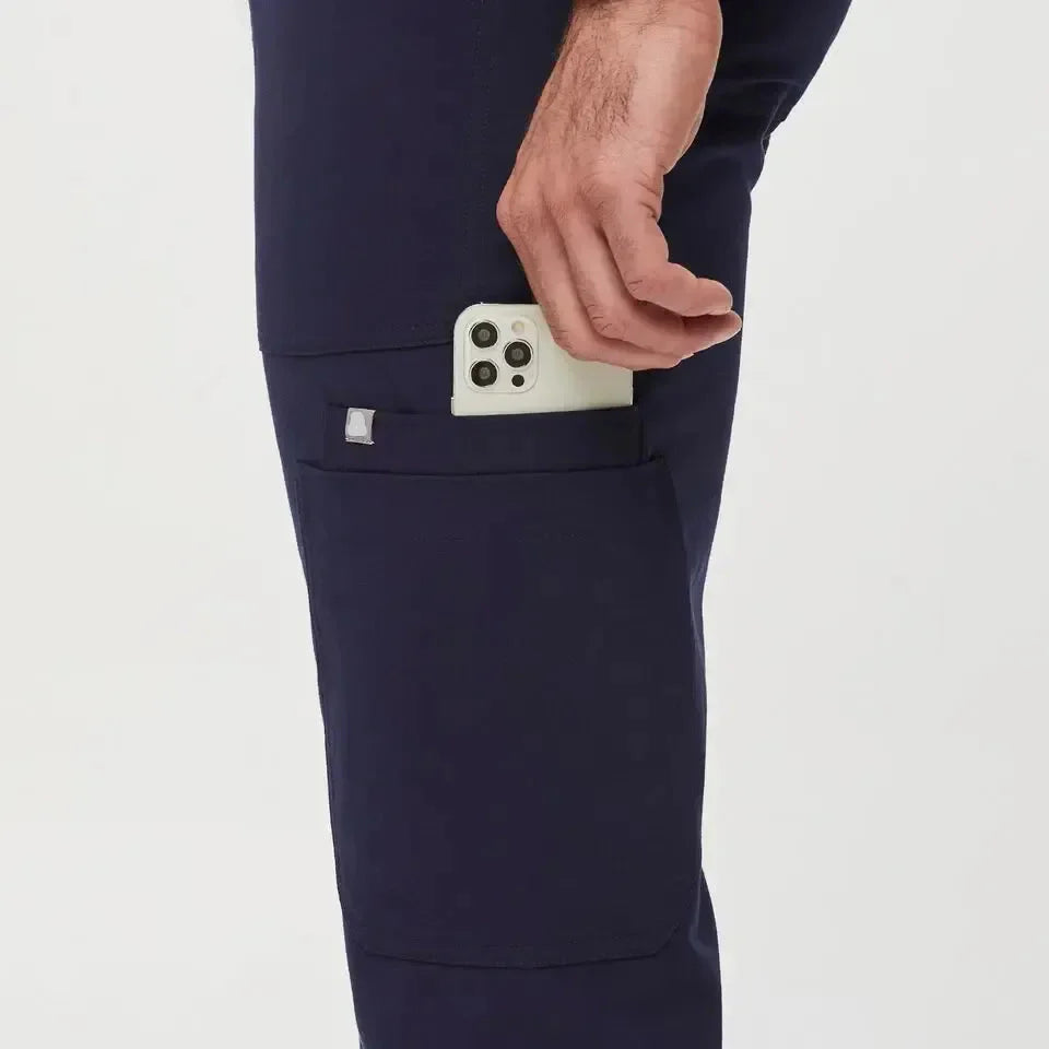 Men's Cairo Cargo Scrub Pants - Navy