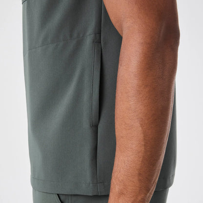 Men's  Three-Pocket Scrub Top - Bonsai